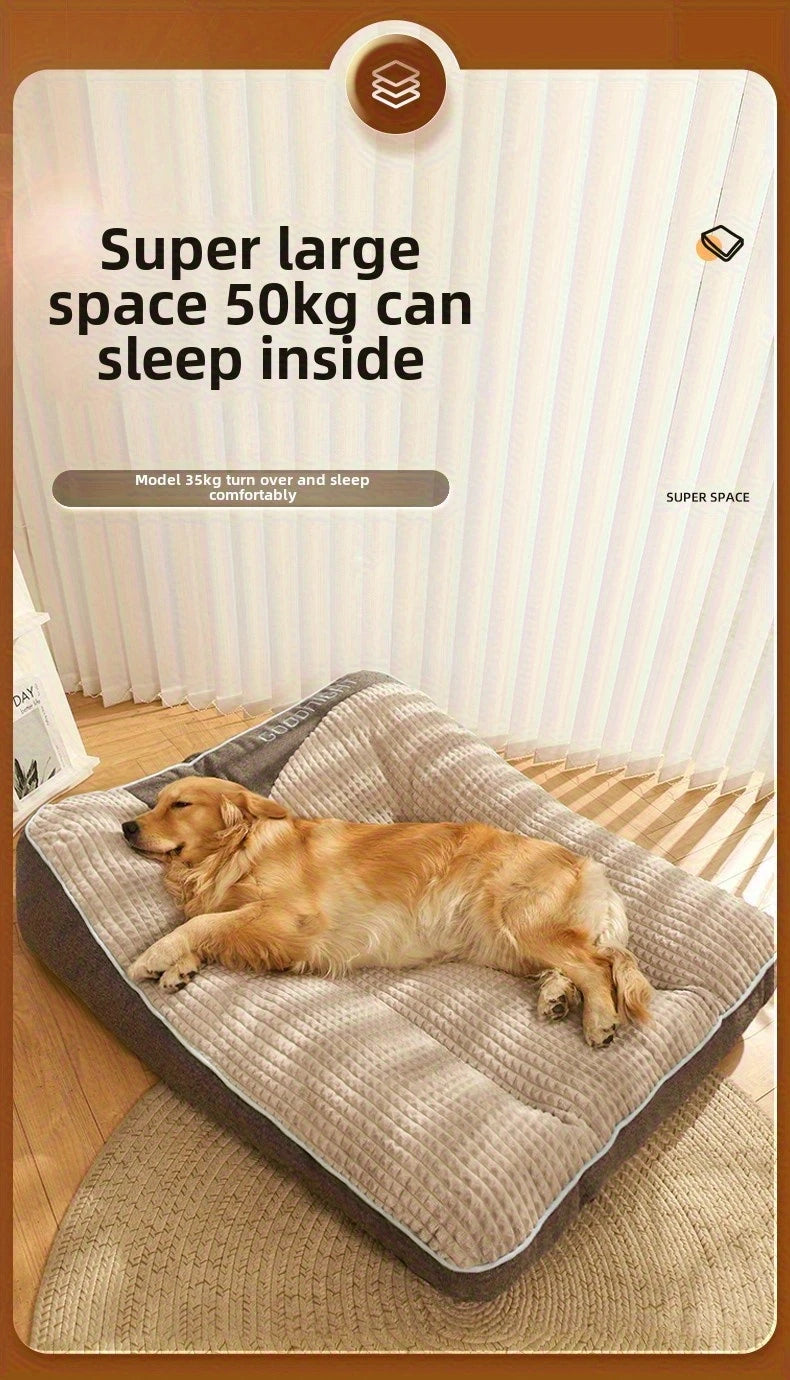 Extra Large Orthopedic Dog Bed 47 Inch for Senior Large Dogs, Durable Thick Dog Mat