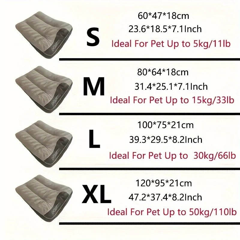 Extra Large Orthopedic Dog Bed 47 Inch for Senior Large Dogs, Durable Thick Dog Mat