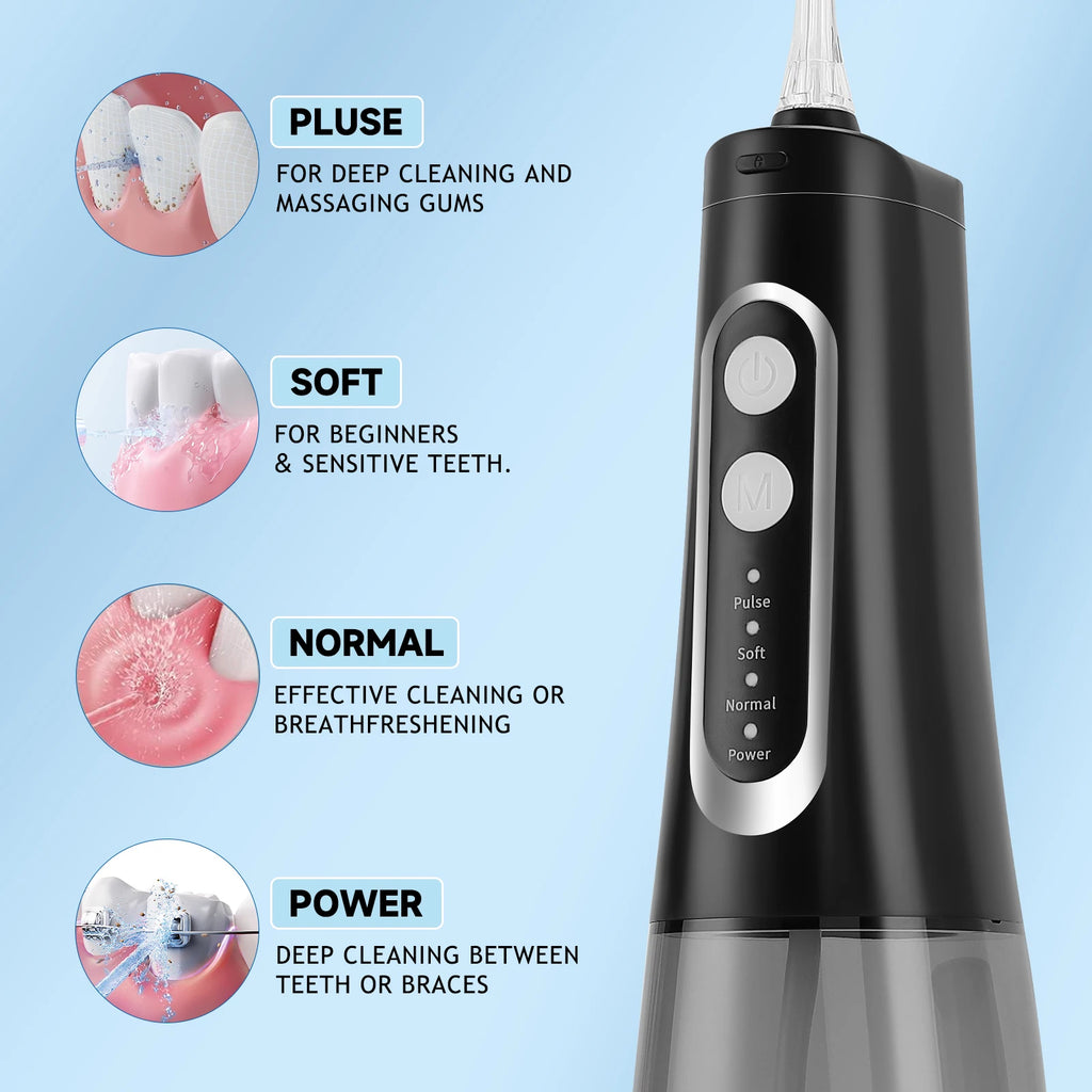 Water Flosser Teeth Cleaning Kit for Superior Dental Hygiene
