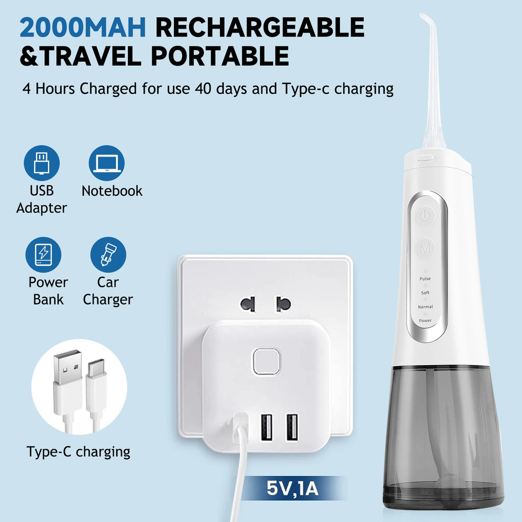 Water Flosser Teeth Cleaning Kit for Superior Dental Hygiene