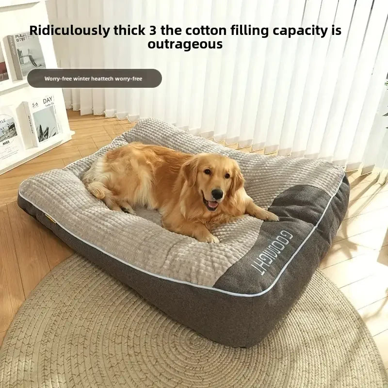Extra Large Orthopedic Dog Bed 47 Inch for Senior Large Dogs, Durable Thick Dog Mat