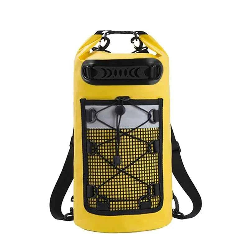 40L Waterproof Floating Dry Bag for Kayaking Boating Rafting Beach Sports - Roll Top Mesh Kayak Backpack Travel Storage Sack