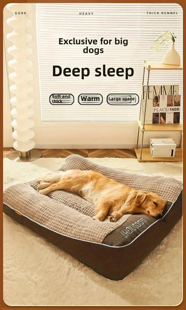 Extra Large Orthopedic Dog Bed 47 Inch for Senior Large Dogs, Durable Thick Dog Mat