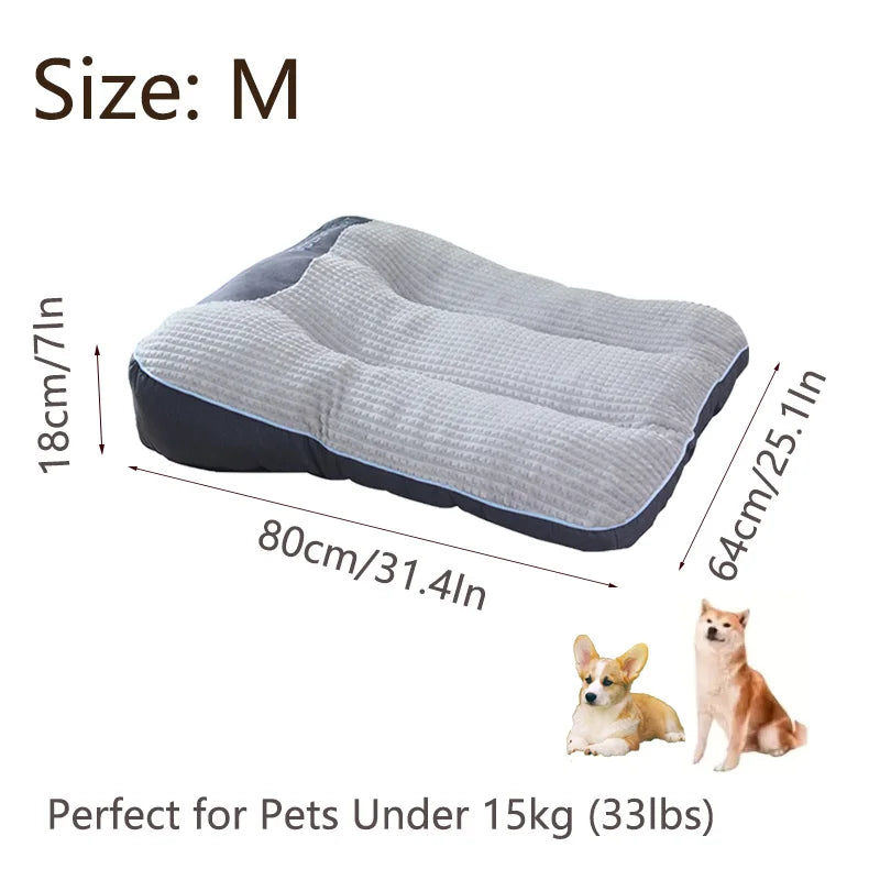 Extra Large Orthopedic Dog Bed 47 Inch for Senior Large Dogs, Durable Thick Dog Mat