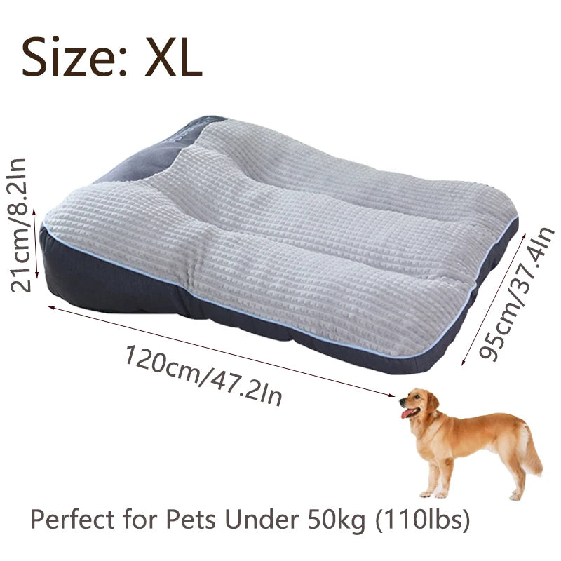 Extra Large Orthopedic Dog Bed 47 Inch for Senior Large Dogs, Durable Thick Dog Mat
