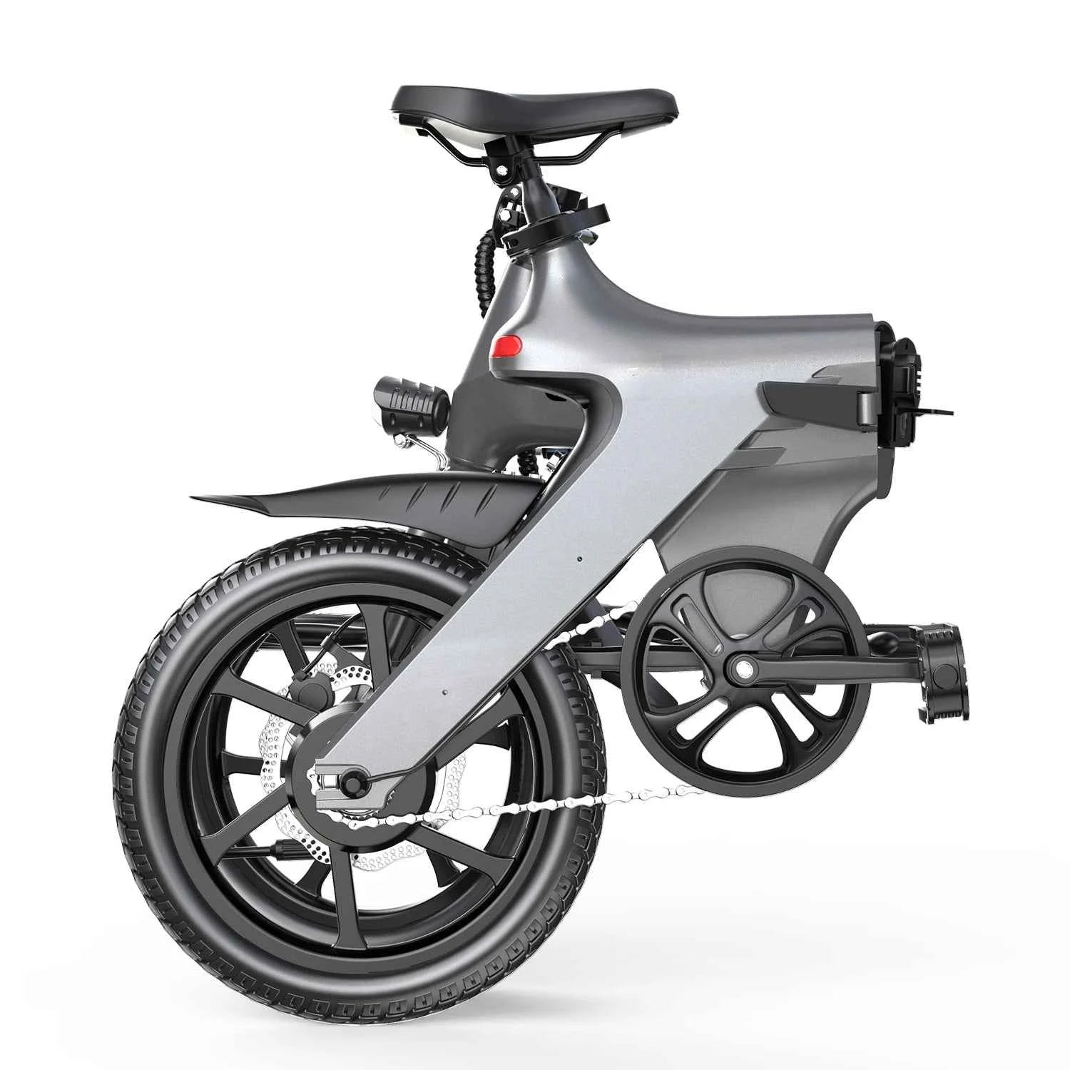 Cybervelo EK13 Adult Foldable Electric Bike 500W Peak Motor Ultra Light Long Range Commuter 20mph City Travel E-Bike