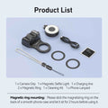 Telesin Magnetic Phone Grip - Universal Smart Phone Holder and Remote Control Handle for iPhone and Android