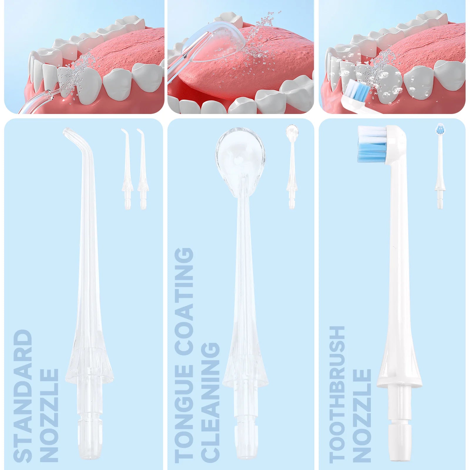 Water Flosser Teeth Cleaning Kit for Superior Dental Hygiene
